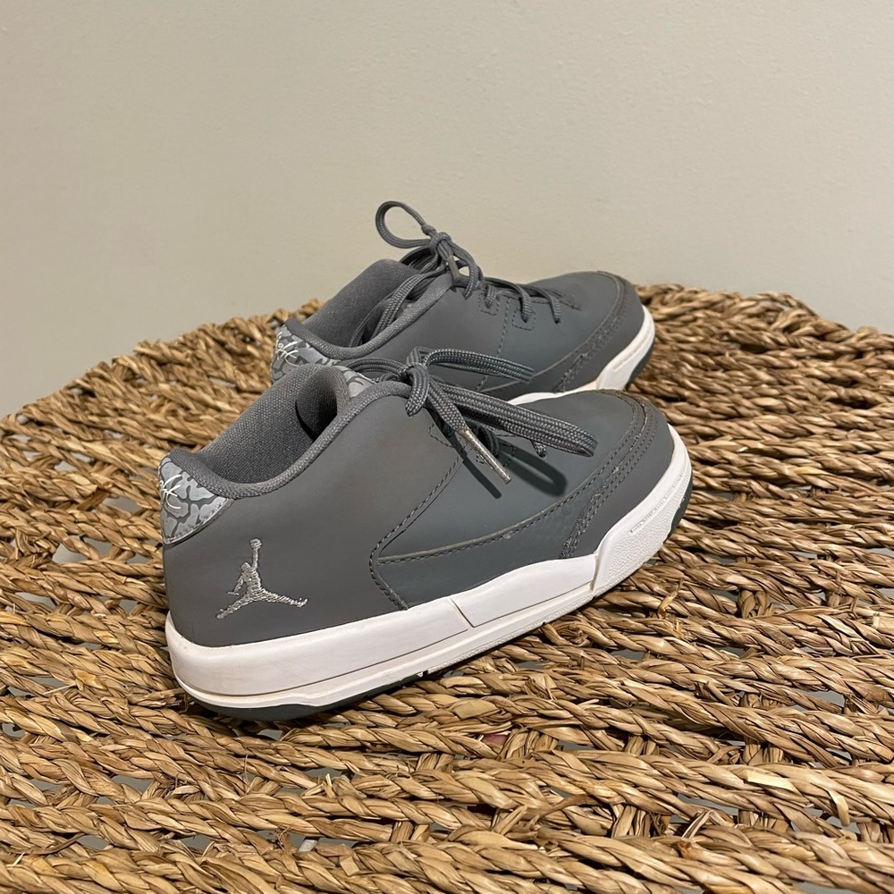 Jordan Flight- Light Grey 8C toddler sneaker